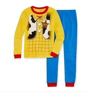 NWT Toy Story Boy's Sheriff Woody Costume Pajama Pants Set Disney Store